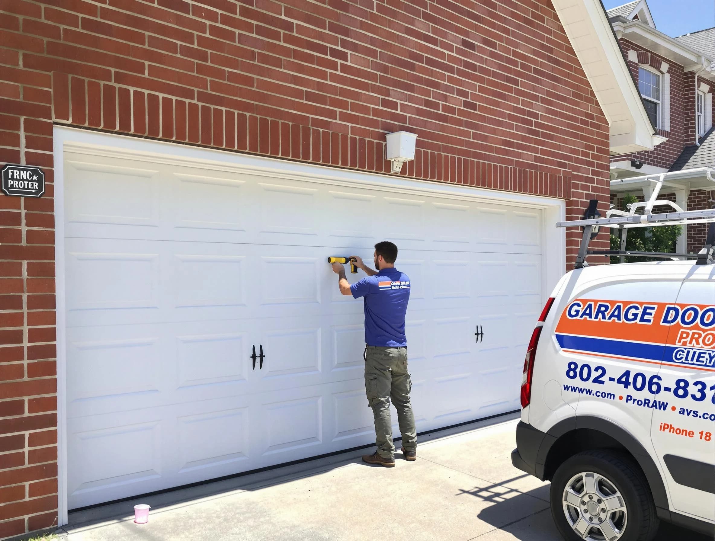 Local garage door repair service by Belmont Garage Door Repair in Belmont